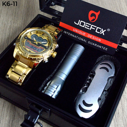 K6 RELOJ JOEFOX + LINTERNA Y MULTIHERRAMIENTA