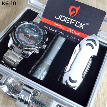 K6 RELOJ JOEFOX + LINTERNA Y MULTIHERRAMIENTA