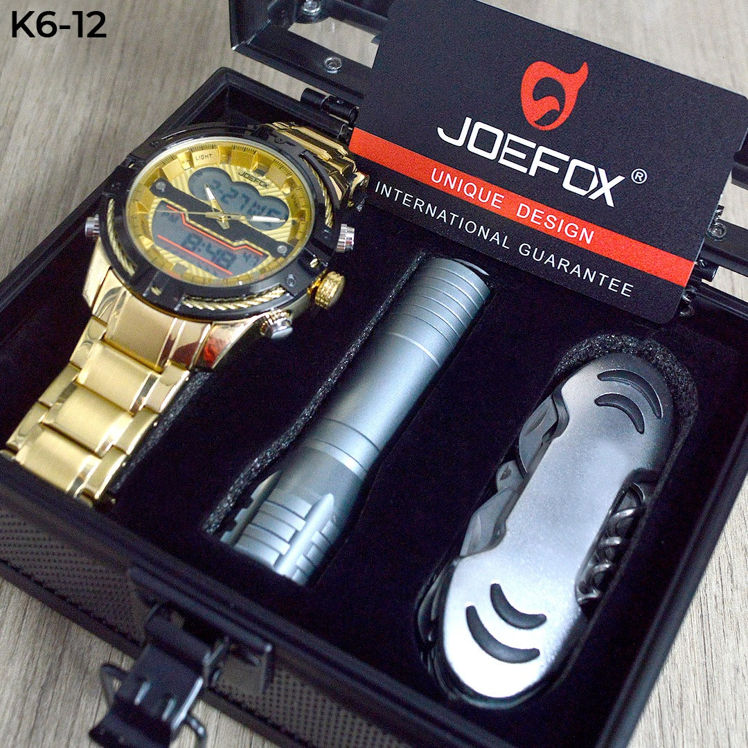 K6 RELOJ JOEFOX + LINTERNA Y MULTIHERRAMIENTA